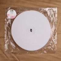 Резинка вязаная, 25 мм, 25 &plusmn; 2 м, цвет белый