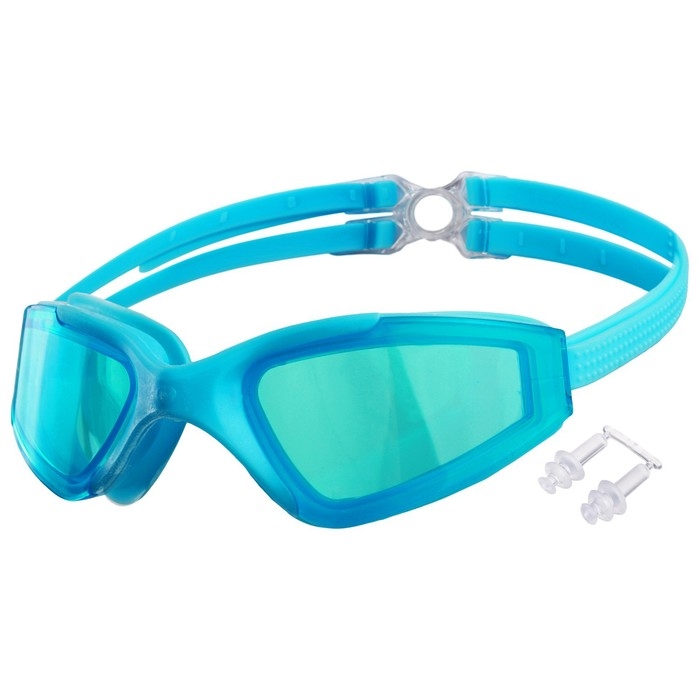 Очки для плавания ONLITOP, беруши, цвета МИКС