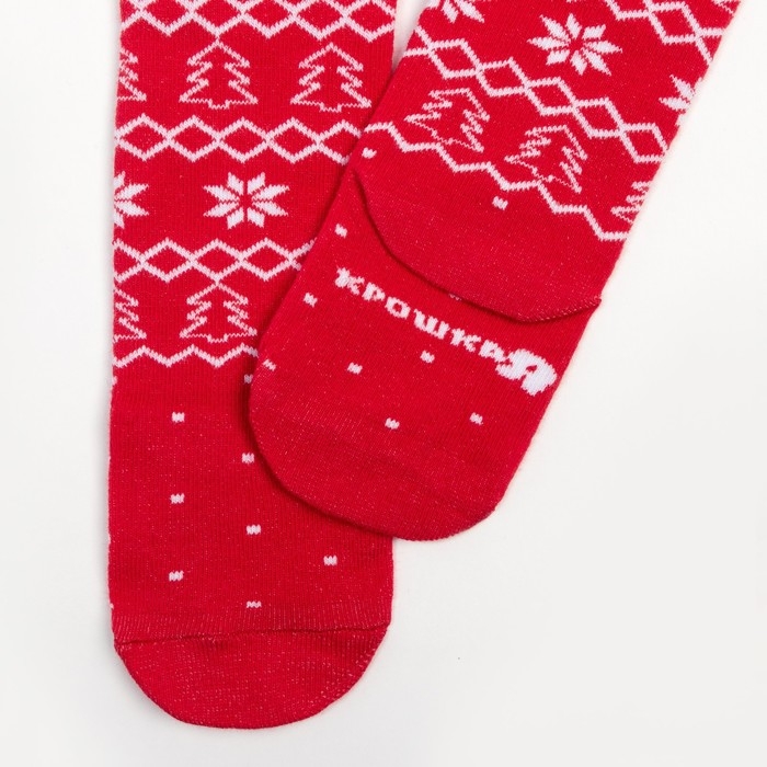 Новый год.Колготки Крошка Я Новый год.Колготки Крошка Я "Мишка", красный, рост 86-92 см