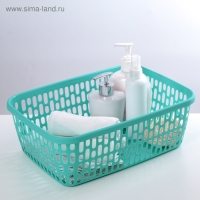 Корзина для хранения, 35×25×12 см, цвет МИКС Корзина для хранения, 35×25×12 см, цвет МИКС