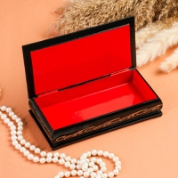 Шкатулка - купюрница &laquo;Тройка&raquo;, 8,5&times;17 см, лаковая миниатюра