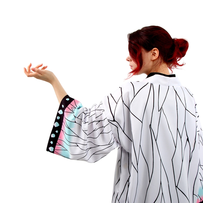 Карнавальное хаори &laquo;Демонический клинок&raquo;, р. 44-46 (M), цвет белый