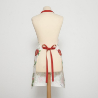 Фартук "Этель" Christmas red flowers 60х70см, 100% хл, саржа 190 гр/м2