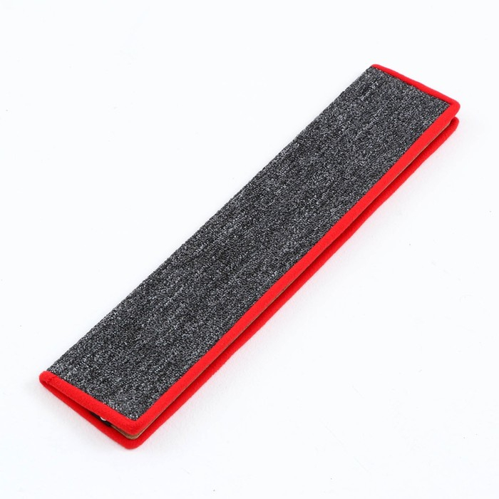 Когтеточка  угловая средняя, ковролиновая с пропиткой, 57 х 13 см, микс цветов