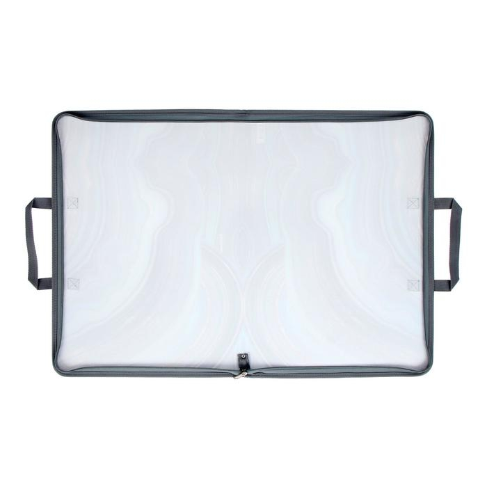 Папка А3 с ручками пластик молния вокруг 30 мм 464 х 316, Erich Krause Marble Kyanite