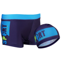 Плавки для мальчиков + шапочка ONLYTOP, р. 26, рост 110 см Плавки для мальчиков + шапочка ONLYTOP, р. 26, рост 110 см