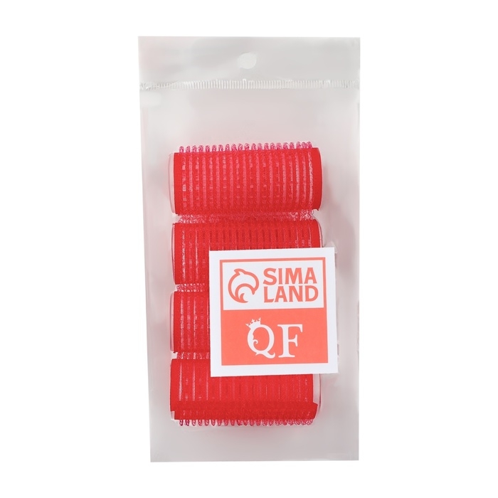 Бигуди &laquo;Липучка&raquo;, d = 2,6 см, 6 см, 4 шт, цвет МИКС