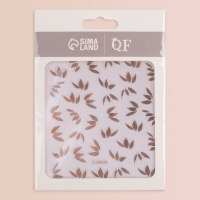 Наклейки для ногтей «Лепестки», фольгированные, цвет розовое золото Наклейки для ногтей «Лепестки», фольгированные, цвет розовое золото