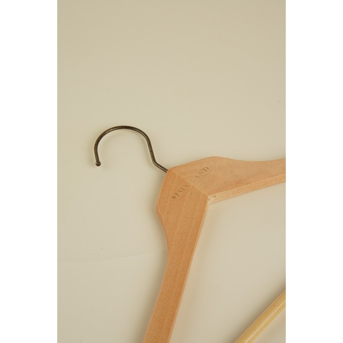 Плечики - вешалки для одежды SL Home, 4 шт, дерево лотос, 44×24,5 см Плечики - вешалки для одежды SL Home, 4 шт, дерево лотос, 44×24,5 см