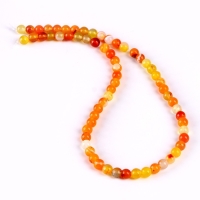 Бусины из натурального камня &laquo;Жёлтый агат&raquo; набор 58 шт., размер 1 шт. &mdash; 6 мм