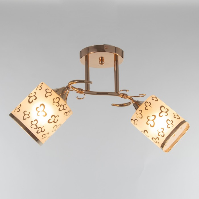 Люстра ГАЛЛОП 130521 2хE27 60Вт золото 40х18х20 см