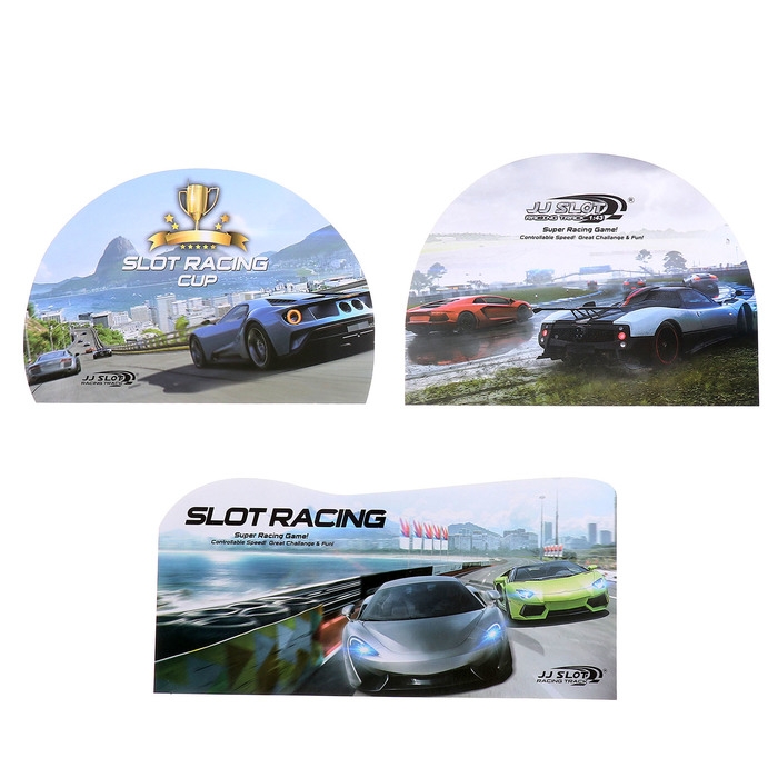 Автотрек &laquo;Турбо кросс&raquo;, с 2 машинами, 1:43, работает от сети