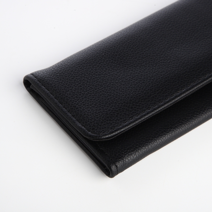 Кошелёк женский на магните, цвет чёрный Кошелёк женский на магните, цвет чёрный