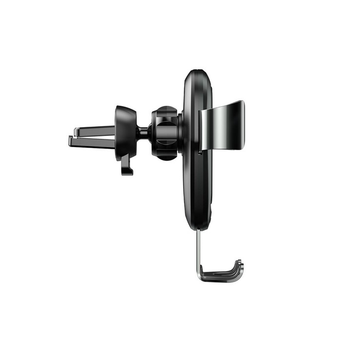 Держатель для смартфона в авто Baseus, 4-6.5 Держатель для смартфона в авто Baseus, 4-6.5", 2 А, автозахват, беспроводная зарядка, черный