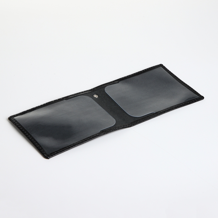 Обложка для удостоверения Обложка для удостоверения "Ветеран боевых действий", цвет чёрный