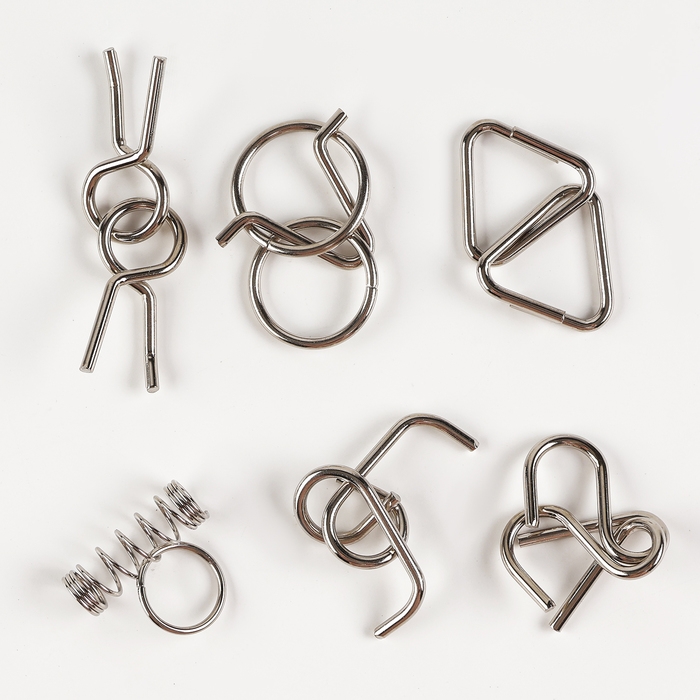 Новый год! Головоломка металлическая - адвент-календарь &laquo;Новогодние змейки&raquo;