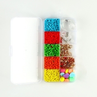 Набор для создания украшений &laquo;Бусины&raquo;, набор 6 цветов, фурнитура, леска