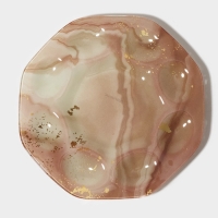 Подставка стеклянная для яиц Доляна &laquo;Со светлой Пасхой&raquo;, d=21 см, 8 ячеек