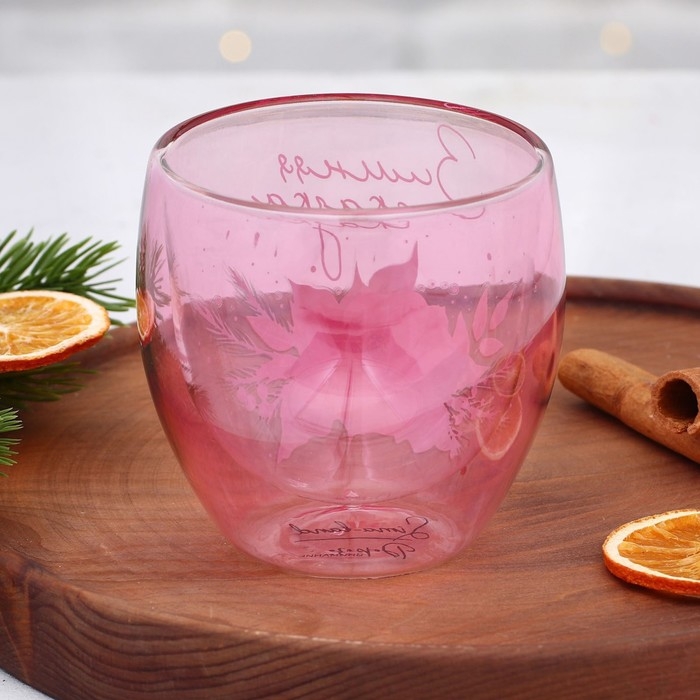 Новый год. Стакан с двойными стенками &laquo;Зимняя сказка&raquo;, 250 мл