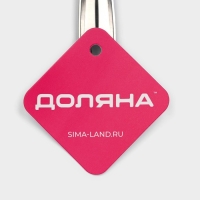 Сито набор Доляна &laquo;Металлик&raquo; для снятия пены, 3 штуки, цвет серебристый