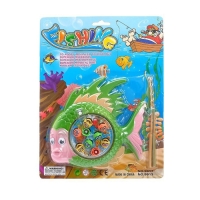 Рыбалка заводная &laquo;Морские жители&raquo;: 9 рыбок, 2 удочки, МИКС