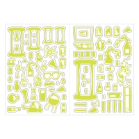 Книга &laquo;Безумная лаборатория&raquo;, со светящимися наклейками, 90 наклеек, 4 стр.