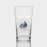 Стакан стеклянный для пива &laquo;На рыбалке&raquo;, 570 мл, рисунок МИКС