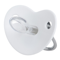 Соска - пустышка силиконовая ортодонтическая &laquo;Я люблю маму&raquo;, от 12 мес., с колпачком, цвет белый/серебро, стразы