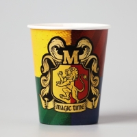 Набор бумажной посуды одноразовый Волшебный мир&raquo;, 6 тарелок, 6 стаканов, 1 гирлянда