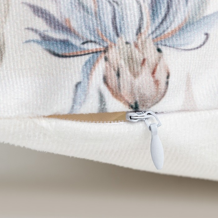 Наволочка декоративная Этель &laquo;Spring mood&raquo; 40х40 см, велюр, 100% п/э