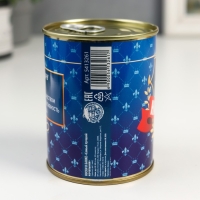 Носки в банке "Самый лучший начальник" (внутри носки мужские, цвет чёрный)