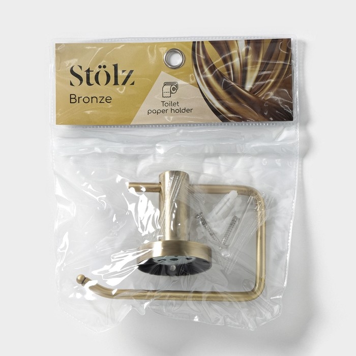 Держатель для туалетной бумаги St&ouml;lz bacic Bronze, 13&times;10&times;5,5 см, цвет бронзовый