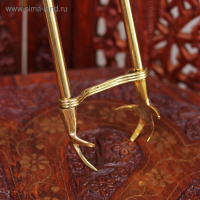 Каминный набор латунь "Царский" (4 предмета) 12,5х12,5х60 см Каминный набор латунь "Царский" (4 предмета) 12,5х12,5х60 см