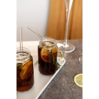 Стакан стеклянный с крышкой &laquo;Базис&raquo;, 400 мл