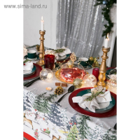 Скатерть "Этель" Праздник в лесу 147х110 см с ГМВО,100% хлопок,саржа 190гр/м2 Скатерть "Этель" Праздник в лесу 147х110 см с ГМВО,100% хлопок,саржа 190гр/м2