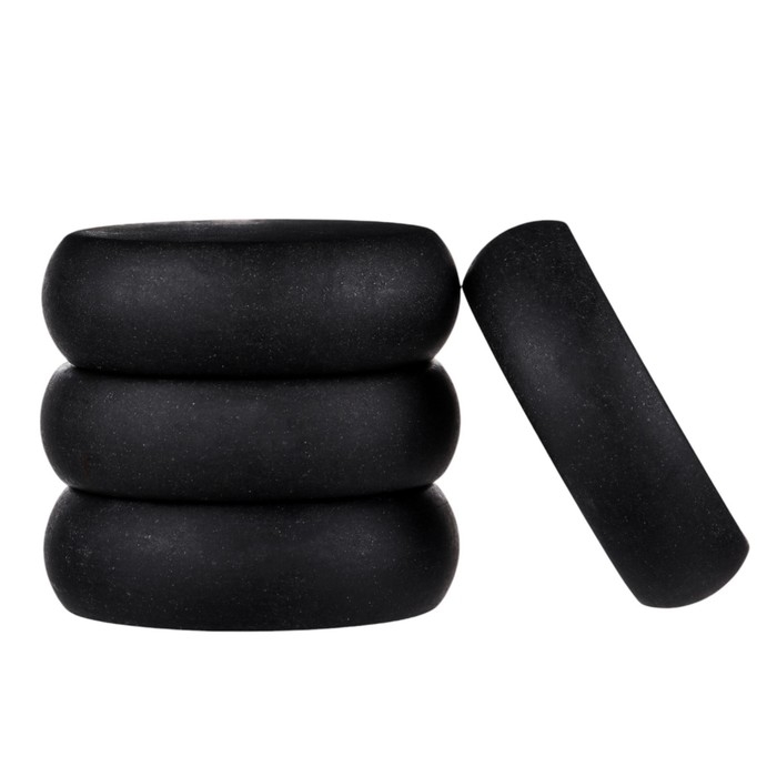 Набор массажных камней из базальта, 4 шт, 6 см Набор массажных камней из базальта, 4 шт, 6 см