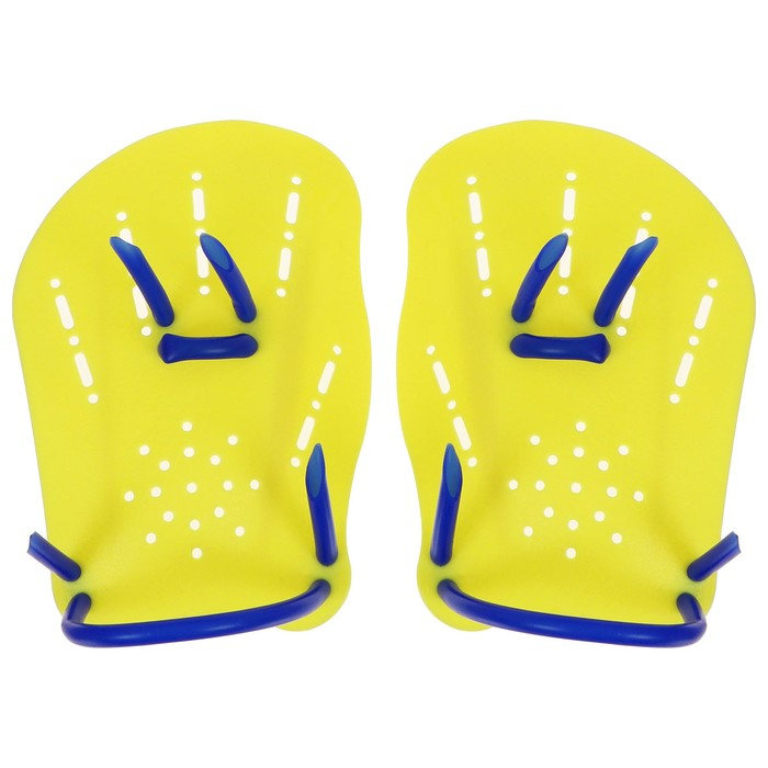 Лопатки для плавания, р. M, цвета МИКС