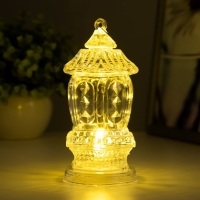 Ночник "Свечка в хрустале" 3хLR1130 белый 7,5х7,5х14,5 см RISALUX Ночник "Свечка в хрустале" 3хLR1130 белый 7,5х7,5х14,5 см RISALUX