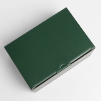 Коробка подарочная складная, упаковка, &laquo;Зелёная&raquo;, 22 х 15 х 10 см