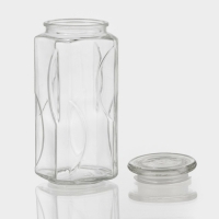 Банка стеклянная для сыпучих продуктов «Лорд», 1,3 л, 9,5×22,5 см Банка стеклянная для сыпучих продуктов «Лорд», 1,3 л, 9,5×22,5 см
