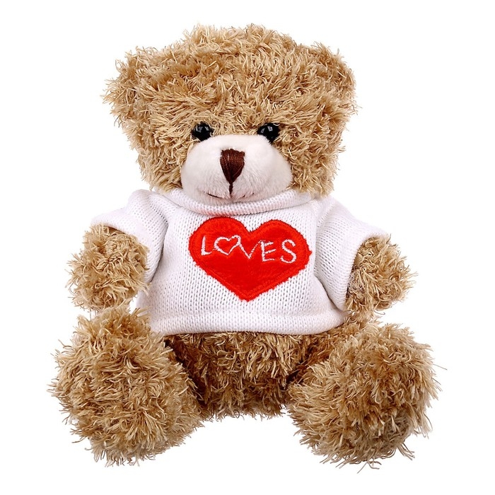 Мягкая игрушка &laquo;Любимый мишка&raquo;, 15 см, цвета МИКС