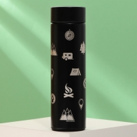 Термос с индикатором температуры &laquo;В поход&raquo;, 500 мл, сохраняет тепло 10-12 ч