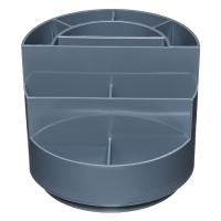 Подставка-органайзер для канцелярии ErichKrause Mini Burger, Classic, вращающаяся, серая Подставка-органайзер для канцелярии ErichKrause Mini Burger, Classic, вращающаяся, серая