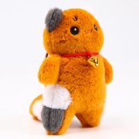 Мягкая игрушка «Котик» на брелоке, 14 см, цвет коричневый Мягкая игрушка «Котик» на брелоке, 14 см, цвет коричневый