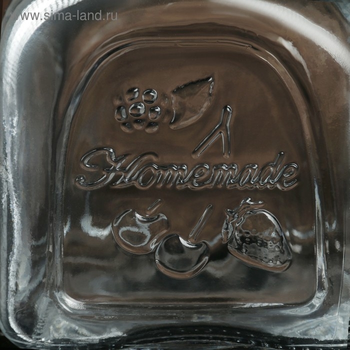 Банка для сыпучих продуктов стеклянная «Хоммейд», 500 мл, с крышкой Банка для сыпучих продуктов стеклянная «Хоммейд», 500 мл, с крышкой