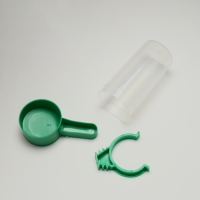 Поилка/кормушка для птиц 3 х 9 см, 60 мл, зелёная