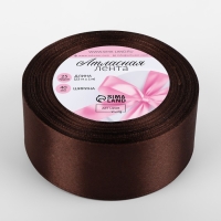 Лента атласная, 40 мм &times; 23 &plusmn; 1 м, цвет шоколадный №31