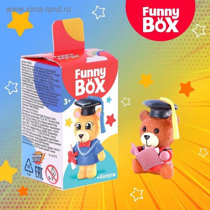 Набор для детей Funny Box &laquo;Мишки&raquo; Набор: радуга, инструкция, наклейки, МИКС