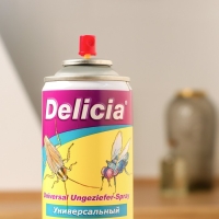 Аэрозоль профессиональный универсальный DELICIA от летающих и ползающих насекомых, 400 мл Аэрозоль профессиональный универсальный DELICIA от летающих и ползающих насекомых, 400 мл