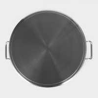 Кастрюля из нержавеющей стали Hanna Knövell, 47 л, d=45 см, h=28 см, толщина 1 мм, дно ТРС, толщина дна 4,6 мм, 201 сталь, металлическая крышка, индукция Кастрюля из нержавеющей стали Hanna Knövell, 47 л, d=45 см, h=28 см, толщина 1 мм, дно ТРС, толщина дна 4,6 мм, 201 сталь, металлическая крышка, индукция